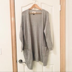 Cotton On long grey cardigan sweater